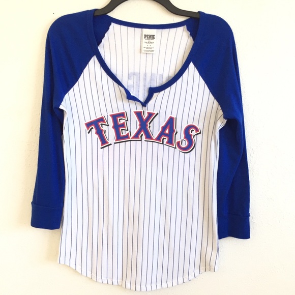 PINK Victoria's Secret Tops - Texas Ranges “Bring it home” top